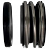Uszczelnienie mechaniczne wału pompy R-MG1 48, SIC/SIC, VITON, 304, typ G60 LIDERING LRB17, BURGMANN MG1, AESSEAL B02, B09U