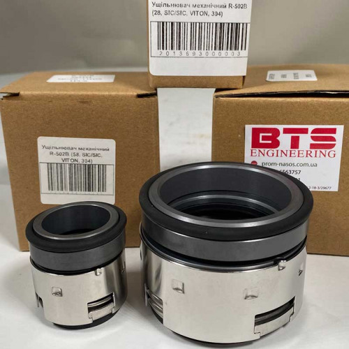 Uszczelnienie mechaniczne R-502B 100, CAR/SIC, EPDM, 304