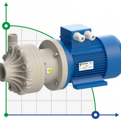 Pompa chemiczna do tworzyw sztucznych FLUIMAC DRAGON 6 PP, 0,55 kW, 380 V