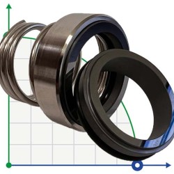 Uszczelnienie pompy R-BT-RN 30, SIC/SIC, VITON, 304, T8RN