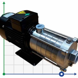 Pompa wysokociśnieniowa do ciepłej wody DW(S)5-50/110, AISI304, 380V/50Hz, pozioma, wielostopniowa