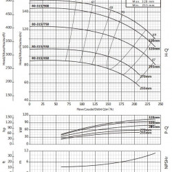 Pompa konsolowa do nawadniania BS 80-315/900 (180/127,3), 90kW, 2900 bez silnika
