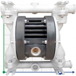 RUBY 115A-P-TAT-FT  pompa membranowa pneumatyczny
