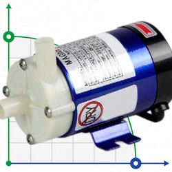Pompa ze sprzęgłem magnetycznym hermetyczna FLUIMAC MINI COMPASS MC 10 PP, 6 W, 220 V