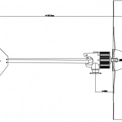 20 kW Zestaw poziomego generatora wiatrowego Seria G RX-20KH3 20 kW 380 V, sterownik inwertera sieciowego WWGIT100 20 kW 380 V