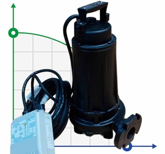 Pompa głębinowa Dreno GRIX 32-2/110 M z systemem tnącym