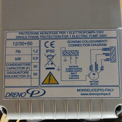 Pompa głębinowa Dreno GRIX 32-2/110 M z systemem tnącym