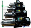 Pozioma pompa wielostopniowa do systemów zaopatrzenia w wodę DW(S)5-60/110, AISI304, 380V/50Hz