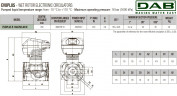 Pompa obiegowa DAB EVOPLUS 180/250 40 1x220-240 Y25 ze sterowaniem elektronicznym, 60231404