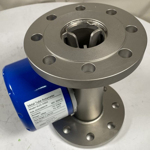 DN65 Przepływomierz ze stali nierdzewnej rotametr KLZZ PN6 (liquid alcohol mixture C2H5OH 25%), 1..10 m3/h, 4-20mA, Ex