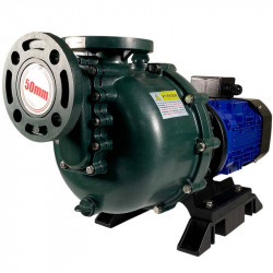 Pompa transferowa chlorku żelaza QHB-G-50052EAL-SSH5V38AGABS-3801, GFRPP, 507 l/min, 24 m, 3,7 kW, 380 V, odśrodkowa, samozasysająca