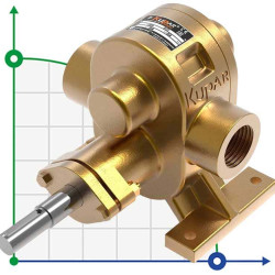 Pompa zębata do mydła Kupar KHP 1 1/2 cala-B, brąz, 4-11,5 m3/h