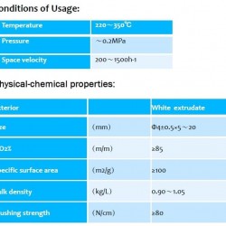 Katalizator do ekstrakcji siarki na bazie TiO2 YH-CC-001
