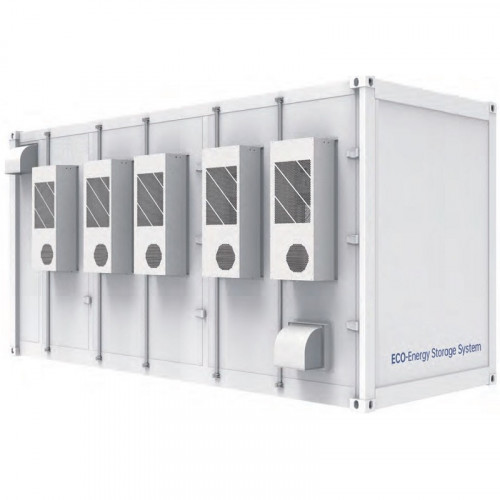 Wysokonapięciowy pojemnik na akumulatory LiFePO4 do magazynowania energii ECO B20FT3404WS z chłodzeniem powietrzem