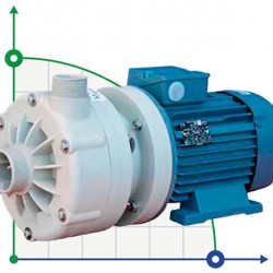 Poziomy pompa odśrodkowa MB-130 PP TS VITON