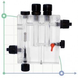 Uchwyt elektrody ETATRON podwójny z czujnikiem przepływu