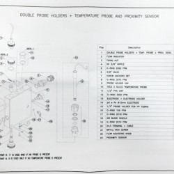 Uchwyt elektrody ETATRON podwójny z czujnikiem przepływu