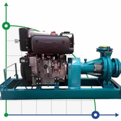 Diesel Lombardini motopompa 28,5 KM