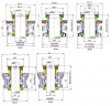 Uszczelnienie mechaniczne FLYGT R-FL.XE 90, TC/TC/TC/TC, VITON, 304/All, FLYGT WCCR-WCCR 8009330, 8009331