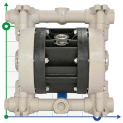 Pneumatyczna pompa membranowa BOXER 50 PP IB50-P-MTTPV