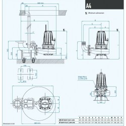 Pompa zanurzeniowa Dreno irygacyjna AM 80/4/125 C. 242/G