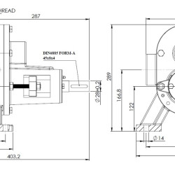 Pompa zębata do mydła Kupar KHP 2 cale-B, brąz, 2-25 m3/h