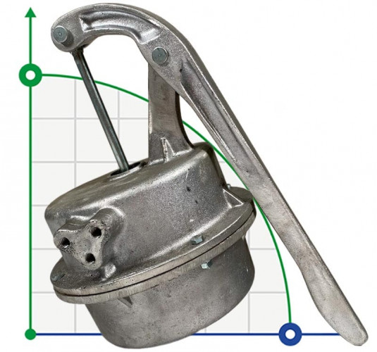 Ręczna pompa Ekler do usuwania powietrza z przewodu ssącego pompy PTO