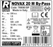 NOVAX 20 By-Pass pompa cieczowo-pierścieniowa