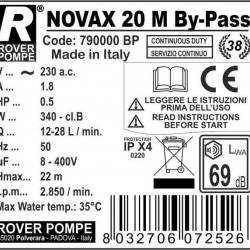 NOVAX 20 By-Pass pompa cieczowo-pierścieniowa