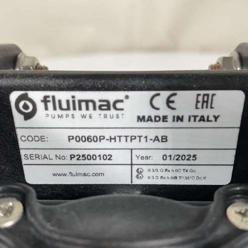 Pneumatyczna pompa membranowa PHOENIX P60 PP HYTREL+PTFE, 65 l/min do kwasu octowego