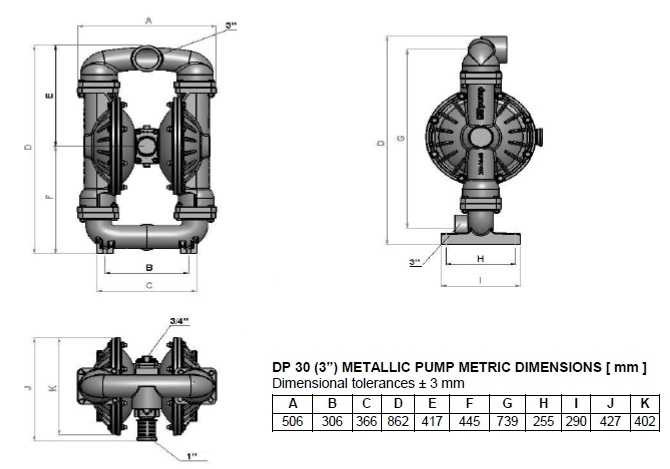 Pompa membranowa DP 30 SS/S