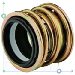 Uszczelnienie wału sprężarki R-J580 2, A, CAR/SIC, HNBR, A3/65Mn