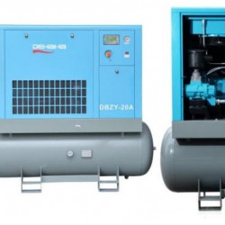 Kompresor śrubowy DEHAHA do linii cięcia laserowego z osuszaniem powietrza DBZY-20A, 1,51 m3/min, 16 bar, 15 kW, 380 V, 50 Hz