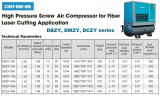 Kompresor śrubowy DEHAHA do linii cięcia laserowego z osuszaniem powietrza DBZY-20A, 1,51 m3/min, 16 bar, 15 kW, 380 V, 50 Hz