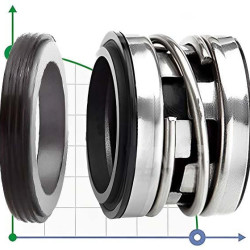 Uszczelnienie mechaniczne R-2100S 18, SIC/SIC, VITON, 304, G9