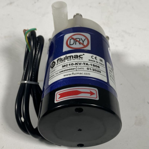 Pompa hermetyczna ze sprzęgłem magnetycznym FLUIMAC MINI COMPASS MC 10 PVDF, 6 W, 220 V