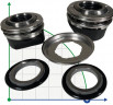 Uszczelnienie pompy FLYGT R-FL.XA 35, U, TC/TC, VITON, 304