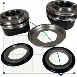 Uszczelnienie pompy FLYGT R-FL.XA 35, U, TC/TC, VITON, 304