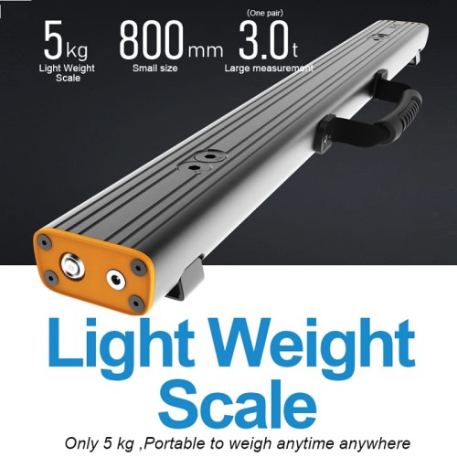 Przenośna tensometryczna waga paletowa z Bluetooth AD1 do 3000 kg (dwa moduły)