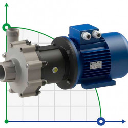 Pompa do chemikaliów ze sprzęgłem magnetycznym FLUIMAC COMPASS CM 30 PP, 2,2 kW, 380 V