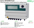 Sterownik EMEC MTOWER PLUS, trójparametrowy system sterowania dla chłodni kominowych