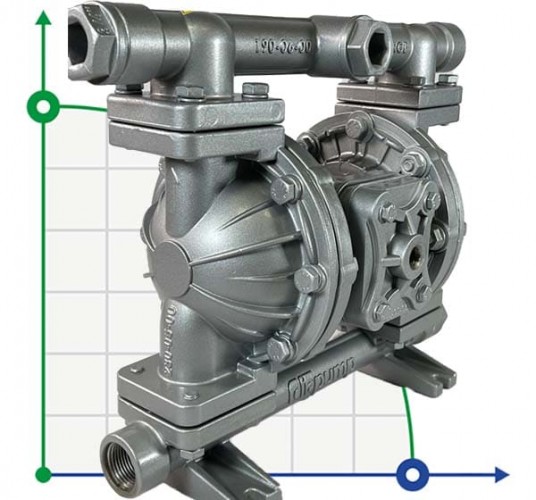 Pompa membranowa z napędem pneumatycznym DPX 05 AL/T