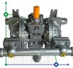 Pompa membranowa z napędem pneumatycznym DPX 05 AL/T