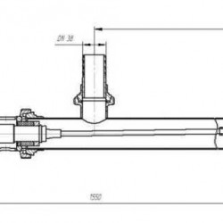 Pompa śrubowa beczkowa do cieczy o dużej lepkości (smoła, olej opałowy) NVB2001-0304 1,1 kW, 50 l/min, 4 bar, 1000 mm