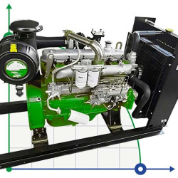 Silnik Diesla PD 6126T, 200kW, 3000rpm z WOM-em