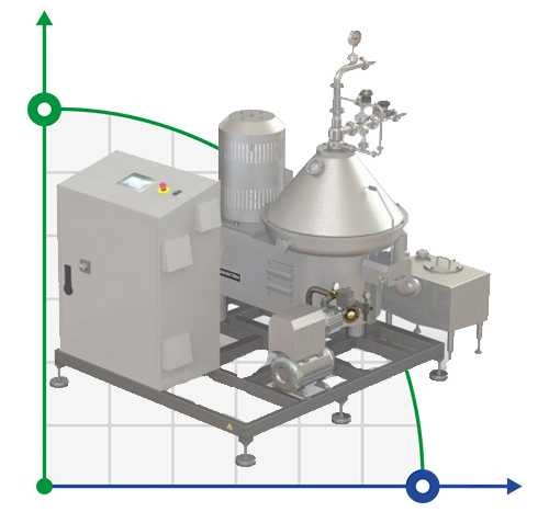 Separator MAXCLEAN BACTERIA 15T do czyszczenia bakterii