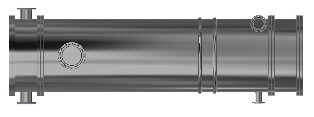 Rekuperacyjny wymiennik ciepła do ogrzewania kolumn 160 m2