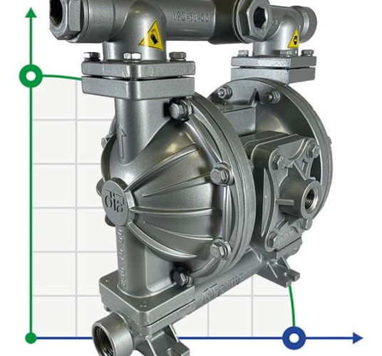 Pompa membranowa z napędem pneumatycznym DiaPump DPX 10 AL/T PRO