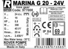 MARINA 24V - G 20 pompa zębata