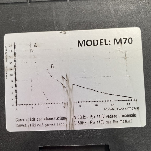 Pompa dozująca elektromagnetyczna membranowa PDE HC151+ WIELOFUNKCYJNA M70 240V PVDF-CE-VT, 1,8-14 l/h, 20-1 bar